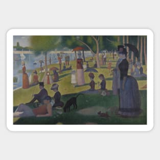 A Sunday Afternoon on the Island of La Grande Jatte by Georges-Pierre Seurat Magnet